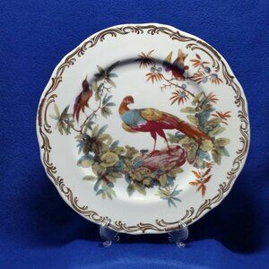 Vintage Exotic Birds Dinner Plate Pattern B Andrea by Sadek Pre-Owned